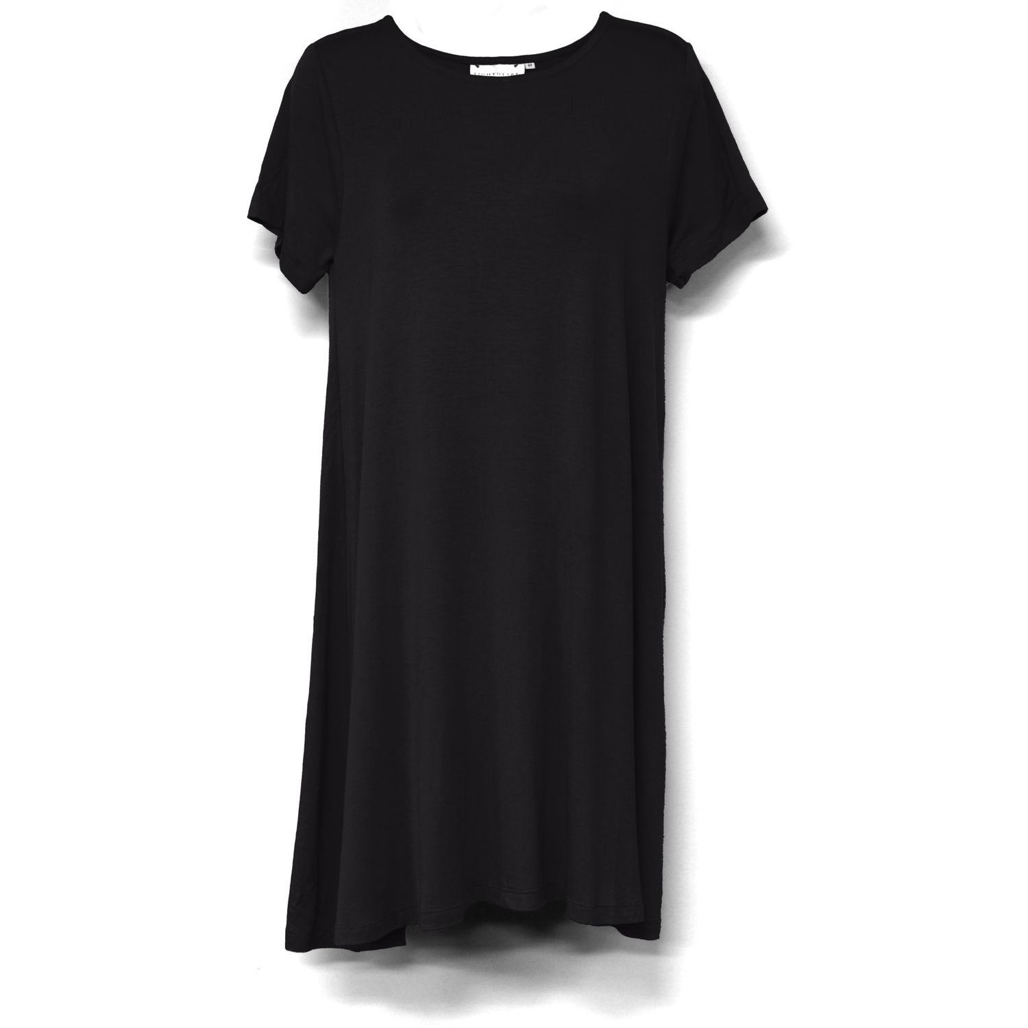 Lightheart SS T-shirt Dress, Color: Black, Size: SM