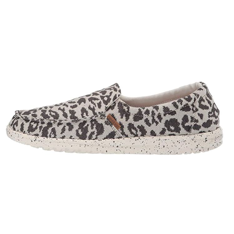 Hey Dude Misty Woven , Color: Cheetah Grey, Size: 5
