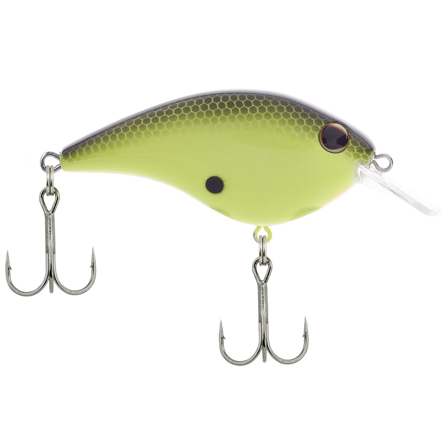 Berkley Frittside #7 2 1/2, Color: Black Chartreuse