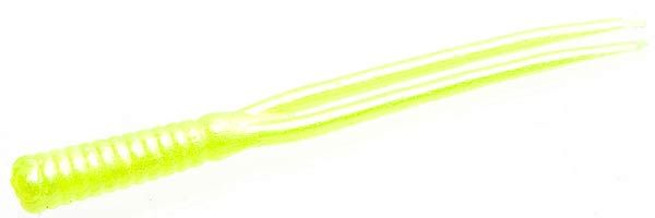 Zoom Split Tail Trailers, Color: Chartreuse Pearl