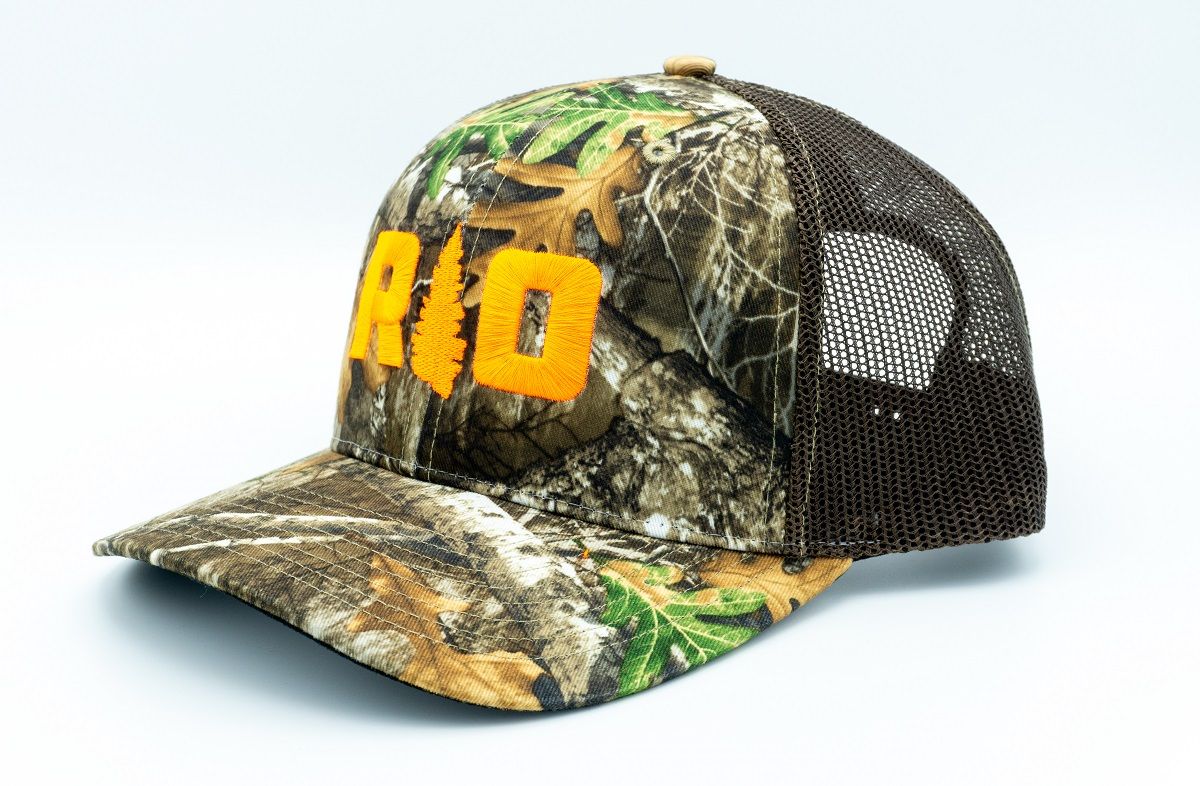 Rock Outdoors Embroidered RO Hats, Color: Realtree Edge/Brown