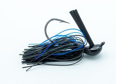 Dave&#39;s Bubba Jig, Color: Black Blue, Size: 3/8 oz
