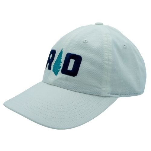Rock Outdoors Embroidered RO Unstructured Hat, Color: White