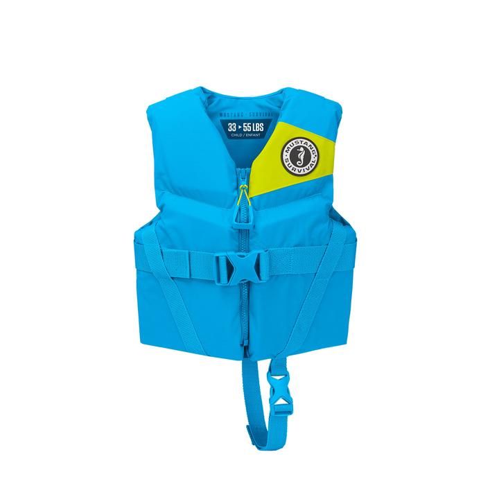 Mustang Survival PFD Rev Child, Color: Azure