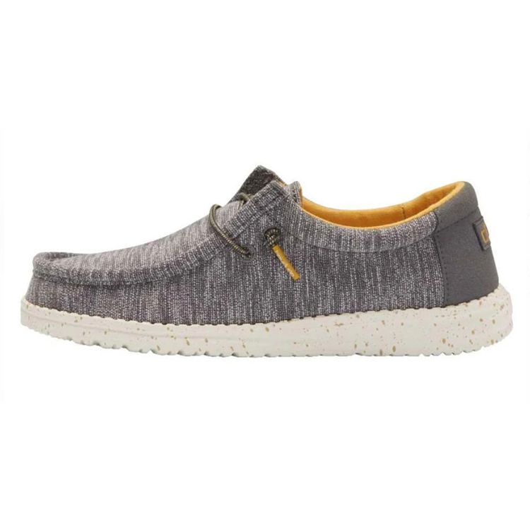 Hey Dude YTH Wally Stretch, Color: Taupe, Size: 11
