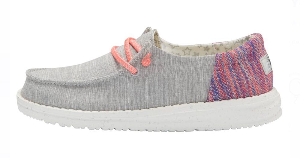 Hey Dude YTH Wendy Funk, Color: Grey, Size: 11