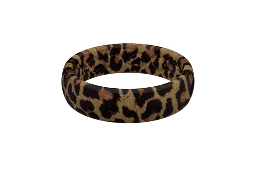 Groove Life Aspire Silicone Ring, Color: Leopard, Size: 9