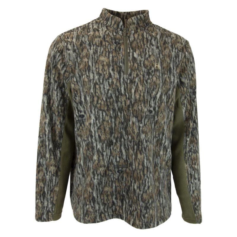 Heybo Field Fleece 1/4 Zip Mossy Oak Bottomland , Size: SM