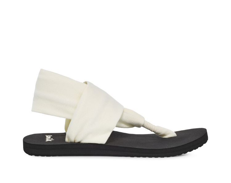 Sanuk W Sling St, Color: White / Tan, Size: 5