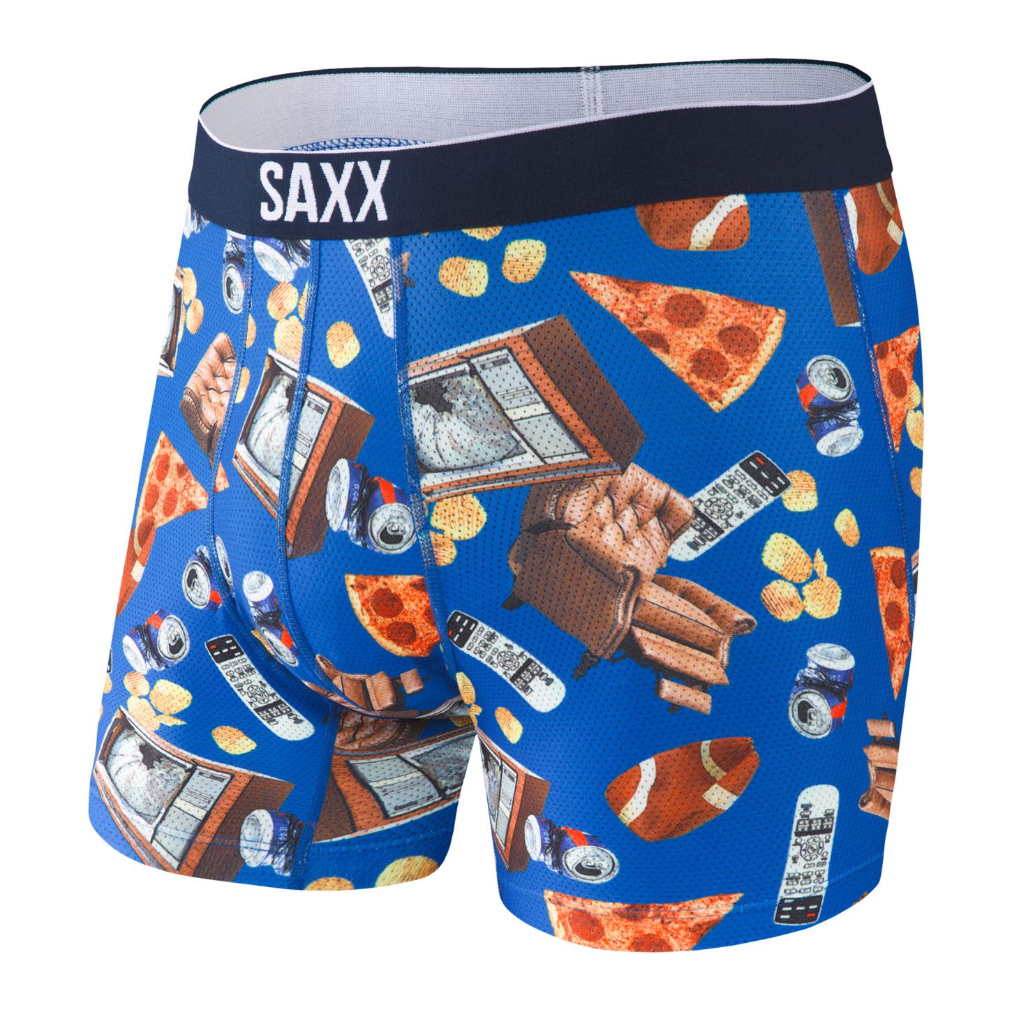 Saxx Volt Boxer Brief, Color: Armchair QB, Size: SM