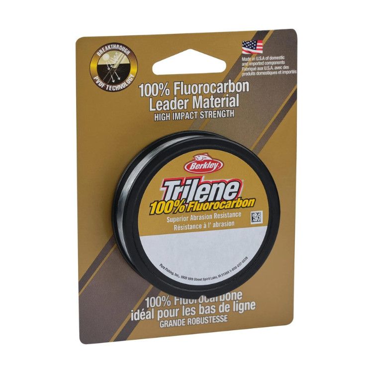 Berkley Trilene 100% Fluoro Leader Clear 25yd, Weight: 6 lb