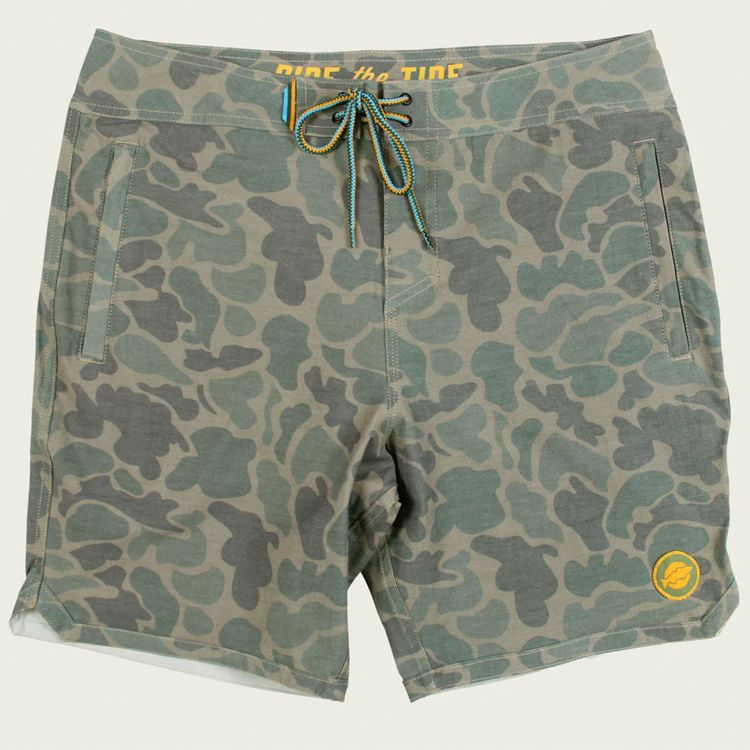 Marsh Wear Mallard Boardshort , Color: Green Camo, Size: 28