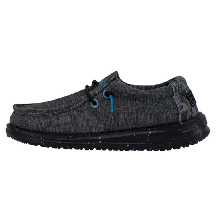 Hey Dude Wally Toddler, Color: Chambray Wave Ride, Size: 5
