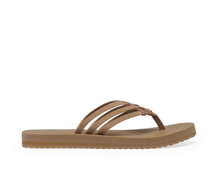 Sanuk W Yoga Sandy , Color: Tobacco Brown, Size: 5