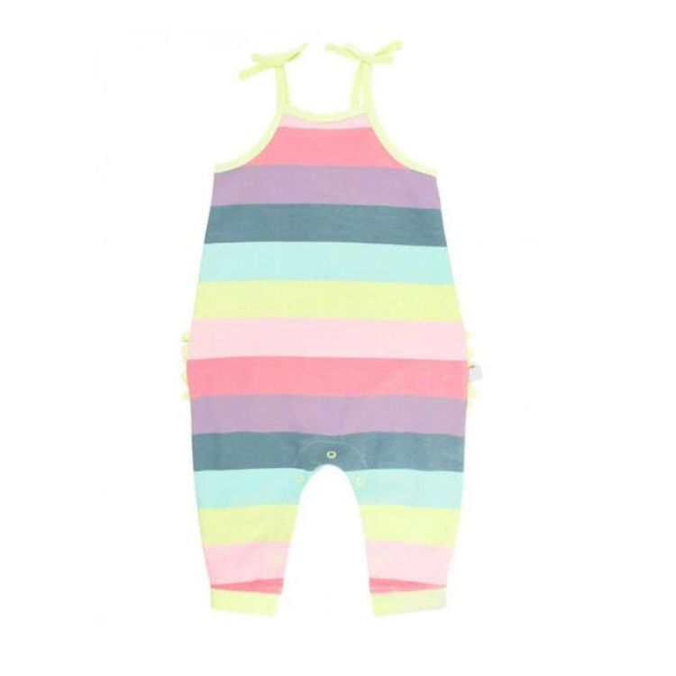 Rufflebutts Delightful Rainbow Full Length Romper, Size: 12-18M