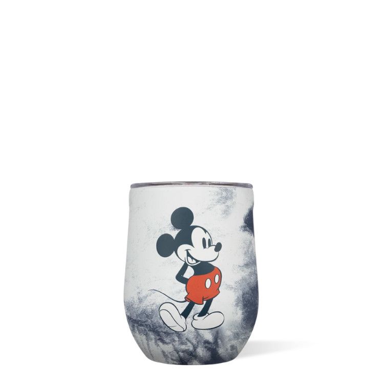 Corkcicle 12oz Stemless Disney, Color: Mickey Tie Dye