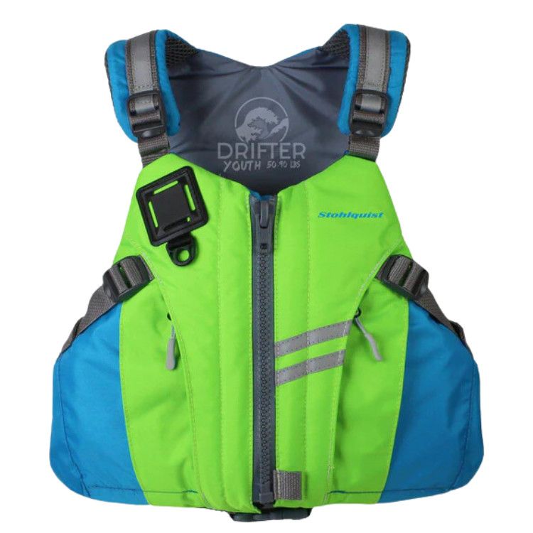 Stohlquist Drifter Youth, Color: Bright Green, Size: Youth