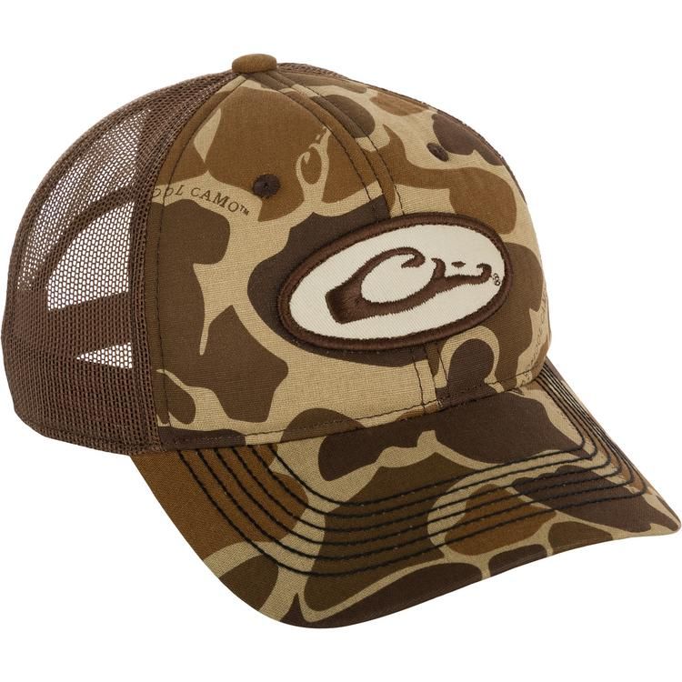 Drake Oval Logo Foam Front Ball Cap, Color: Old School