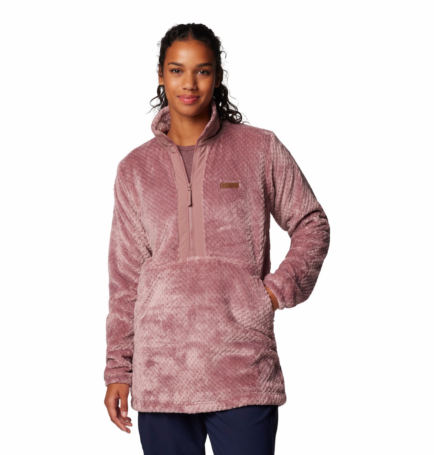 Columbia Fire Side™ 1/4 Zip II, Color: Fig, Size: XS