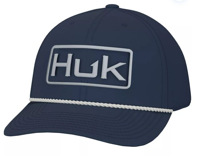 Huk Captain Huk Rope Hat, Color: Sargasso Sea (409)