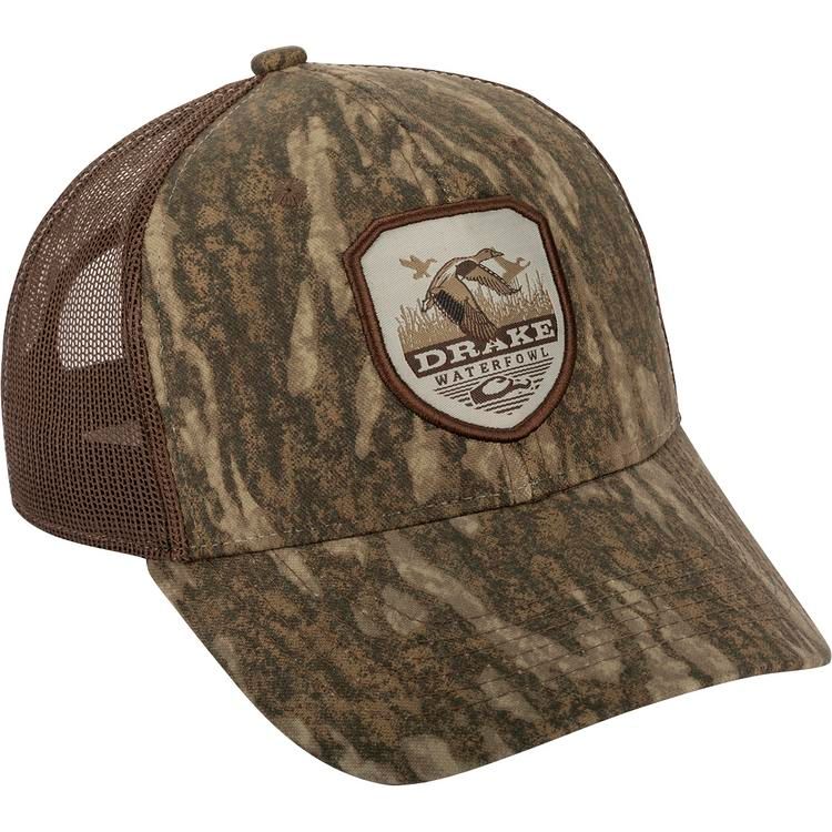 Drake Vintage Badge Mesh Back Cap Bottomland