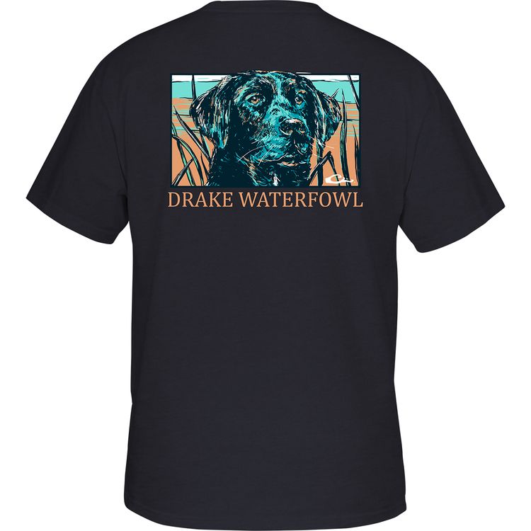 Drake Pop Art Lab SS Tee, Color: Night Sky Heather, Size: SM
