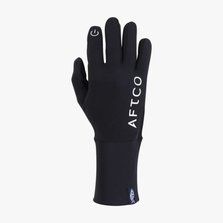 Aftco Helm Insulated Fishing Glove, Color: Black, Size: MD