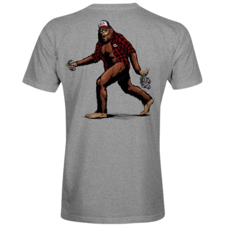 Coastland Bigfoot SS Tee, Color: Sport Grey, Size: SM