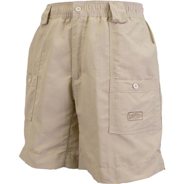 Aftco Original Fishing Shorts Long Khaki, Size: 42