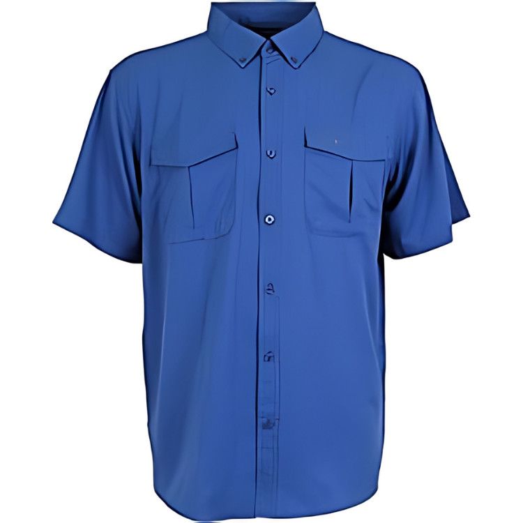 Aftco Rangle SS Woven Shirt, Color: Marlin, Size: SM