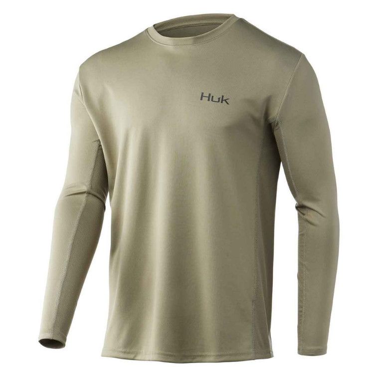 Huk Icon X LS Performance Shirt, Color: Overland (319), Size: SM