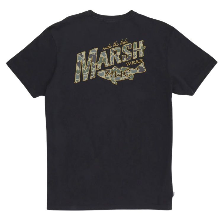 Marsh Wear Sunrise Marsh Premium SS Tee, Color: Black, Size: MD