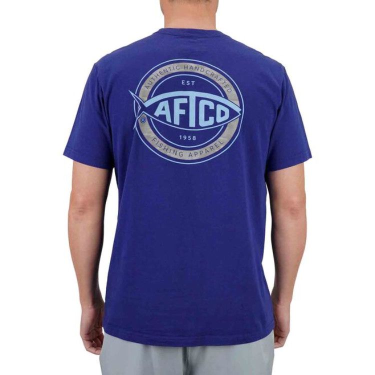 Aftco Formula SS Tee, Color: Storm Blue, Size: SM