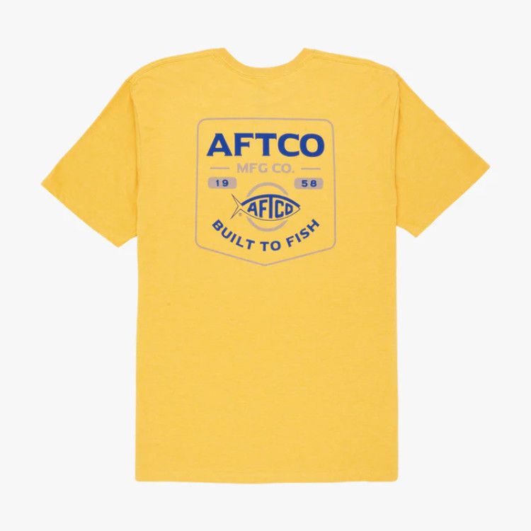 Aftco Certified SS Tee, Color: Honey Heather, Size: SM