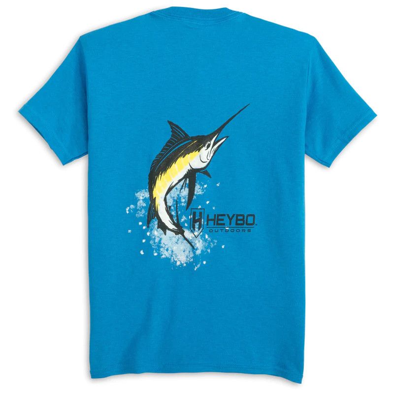 Heybo YTH Bob Marlin SS Tee Turquoise, Size: SM