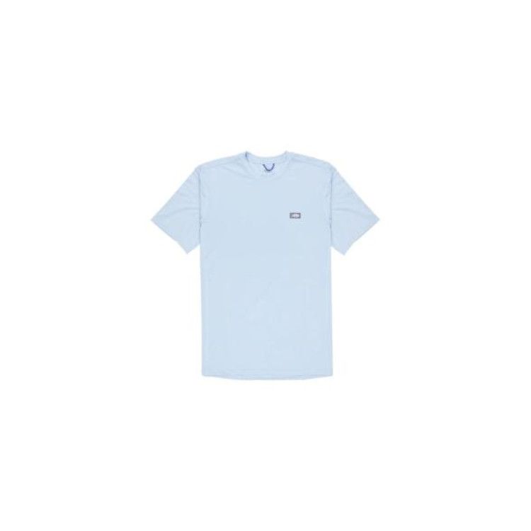 Aftco Air O Mesh SS Performance Shirt, Color: Niagara Mist Heather, Size: SM
