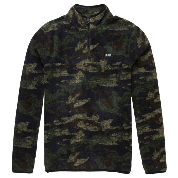Salty Crew Ballast 1/4 Zip Fleece Camo, Size: MD