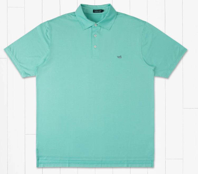 Southern Marsh Dunmore Performance Polo , Color: Antigua Blue, Size: MD