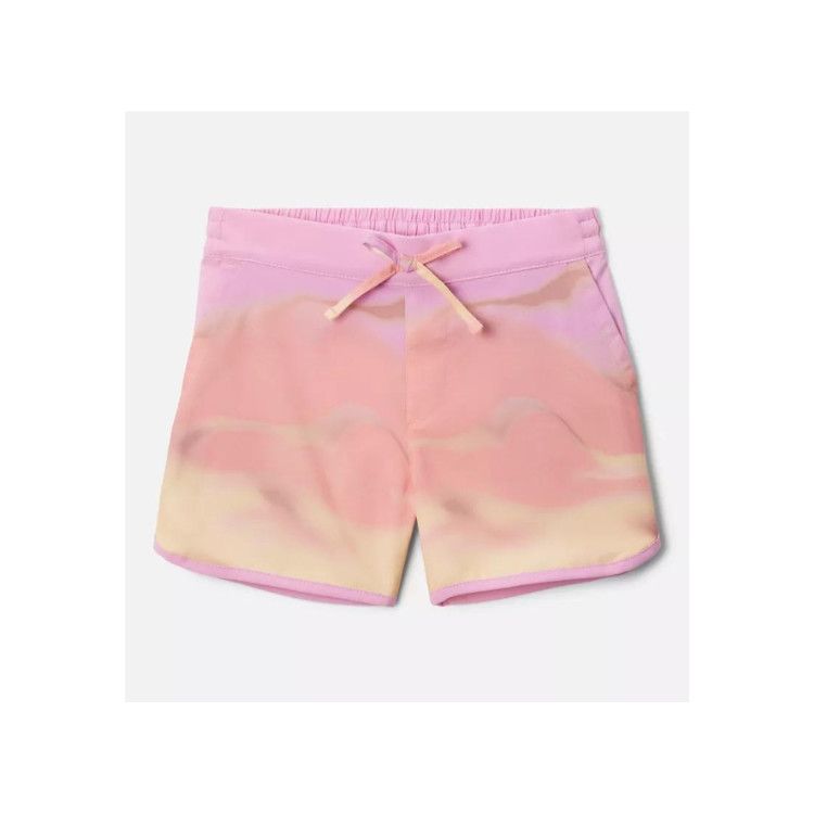 Columbia YTH Girls Sandy Shores™ Boardshort, Color: Salmon Rose Undercurrent, Size: XXS