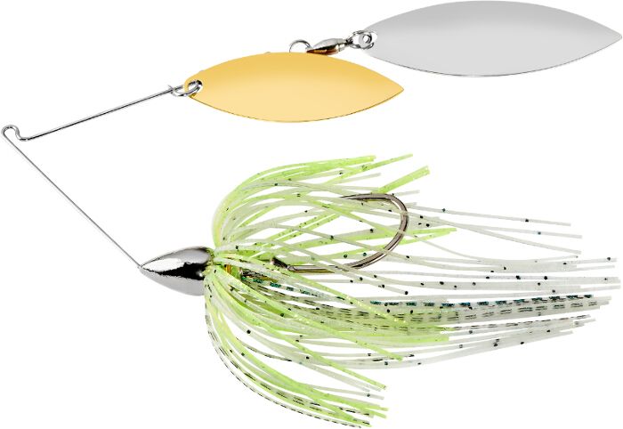 War Eagle Double Willow Nickel Frame Spinnerbait, Color: Spot Remover, Size: 1/2 oz