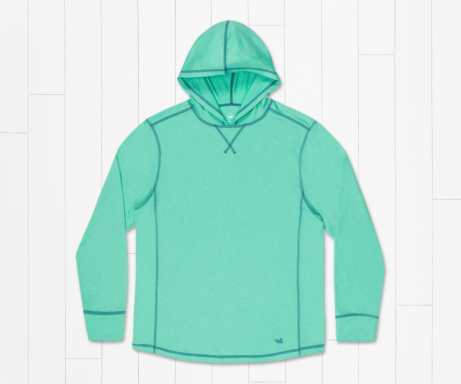 Southern Marsh MarshLUX Performance Hoodie, Color: Bimini Green, Size: SM