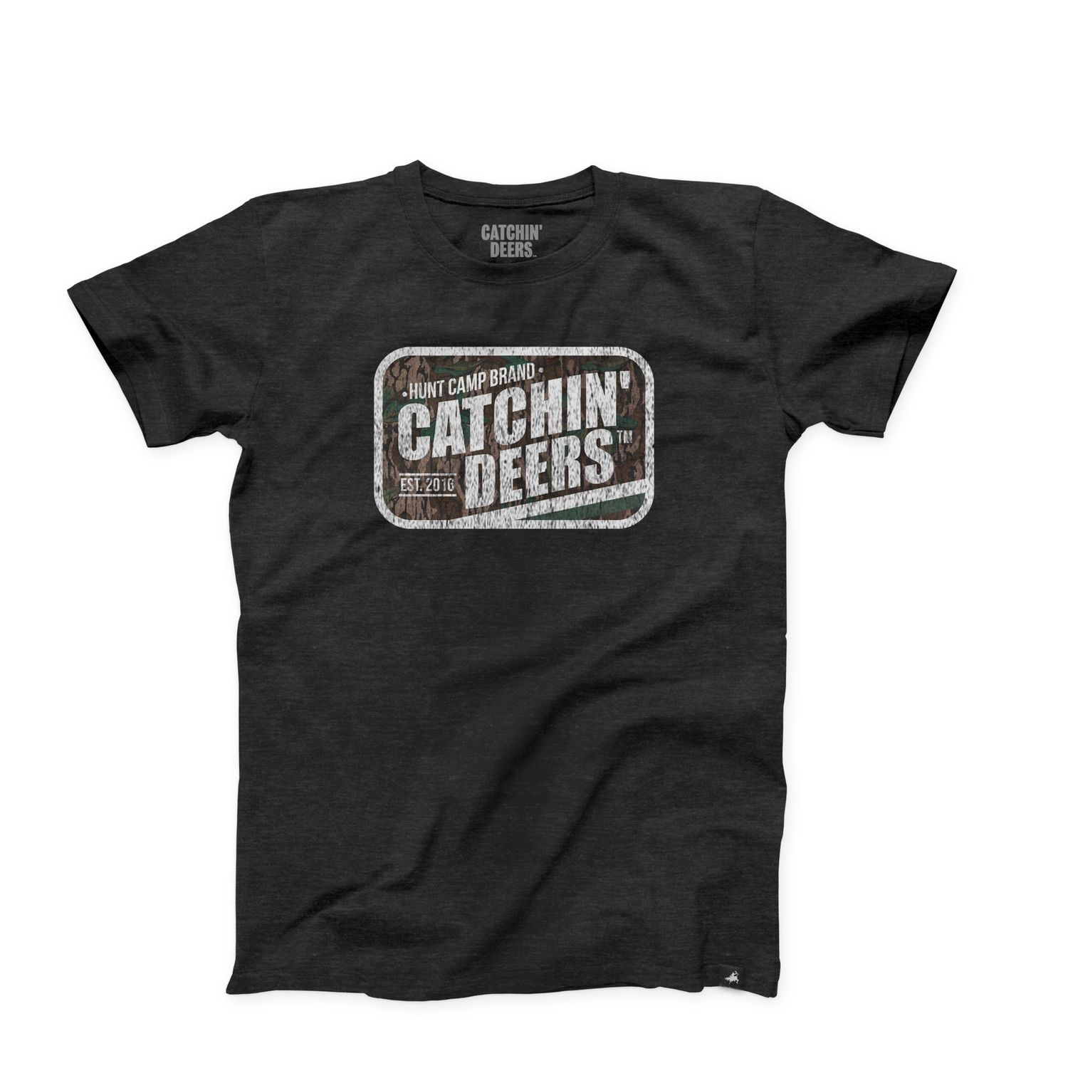 Catchin&#39; Deers Vintage Patch Bottomlands SS Tee, Size: MD