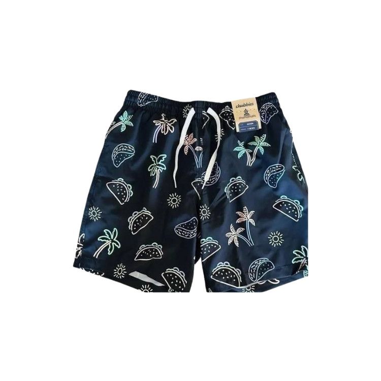 Chubbies The Taco To The Palms 5.5&quot; Stretch (Zipper Back Pocket), Size: SM
