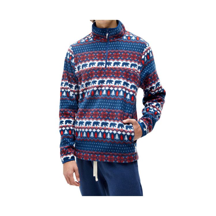 Chubbies The Bearly Wild 1/4 Zip, Size: SM