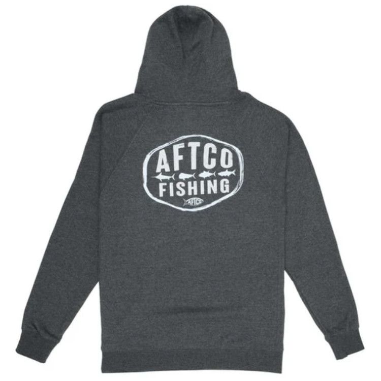 Aftco Champion PO Hoodie, Color: Charcoal Heather, Size: SM