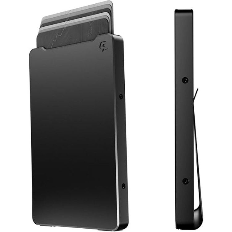Groove Life Black Money Clip Wallet Midnight