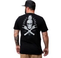 Coastland Gnarly Pineapple SS Tee, Color: Black, Size: SM
