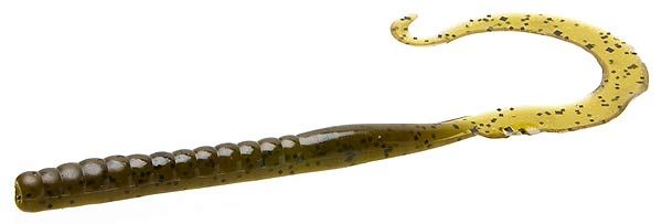 Zoom Mag II Worm, Color: Green Pumpkin