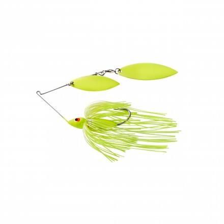 War Eagle Screamin Eagle Painted Head Double WIllow Spinnerbait, Color: Chartreuse, Size: 1/2 oz