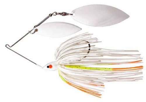 War Eagle Double Willow Painted Head Spinnerbait, Color: Cole Slaw, Size: 1/2 oz